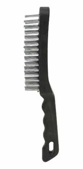 6 Row Wire Brush with Plastic Handle