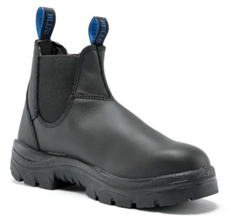 Steel Blue Hobart Elastic Sided Pull on Safety Boot