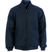 DNC Jacket Bluey Rib Collar & Cuff, Navy