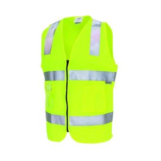 DNC Day/Night Vest Zip-Front with ID & Phone Pockets