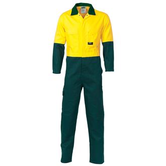 DNC Overall Drill HiVis No Tape Stout