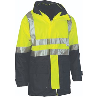 DNC 4 in 1 Jacket with Vest HiVis Breatheable Taped