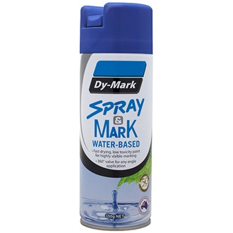 Paint Dymark Spray & Mark Water Base - Blue 350g