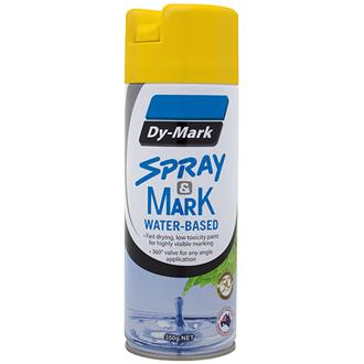 Paint Dymark Spray & Mark Water Base - Yellow 350g