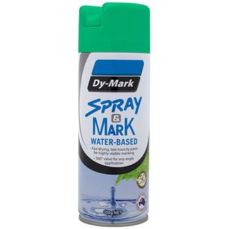 Paint Dymark Spray & Mark Water Base - Fluro Green 350g