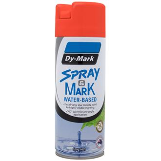 Paint Dymark Spray & Mark Water Base - Fluro Orange 350g