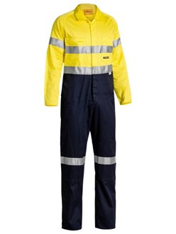 Bisley HiVis Lightweight Coverall with Reflective Tape