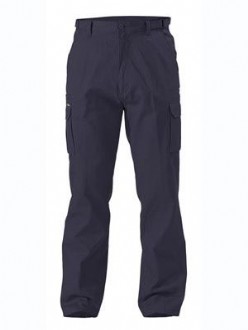 Bisley Trouser Cargo Drill 8 Pocket Stout