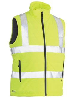 Bisley HiVis Puffer Vest with Tape