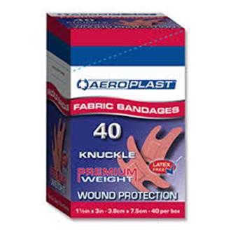 Adhesive Strips, Fabric, Knuckle, 40pk