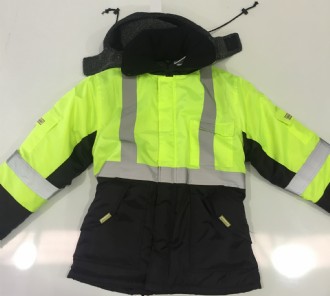 Workmens Freezer Jacket Ripstop with Reflective Tape