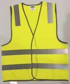 Workmens Day/Night Vest Velcro-Front Taped