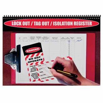 Logbook Lock Out Tag Register A4