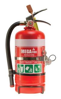 Fire Extinguisher 2.5KG ABE c/w Vehicle Bracket