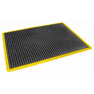 Anti Fatigue Super Comfort Mat, 900 x 1200mm, Yellow Border
