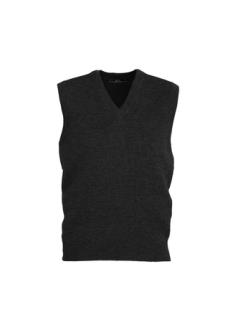 Biz Collection Mens V-Neck Knitted Woolmix Vest