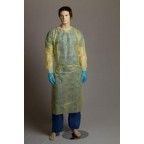 Disposable Polyprop Gown YEL (1 size fits all),